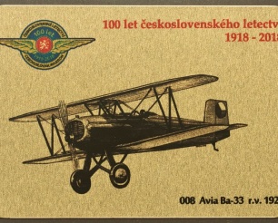 08 Avia Ba-33 kovová magnetka