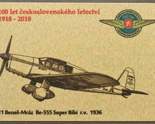 11 Beneš-Mráz Be-555 kovová magnetka