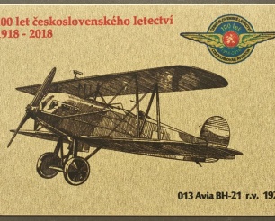 13 Tatra Avia BH-21 kovová magnetka