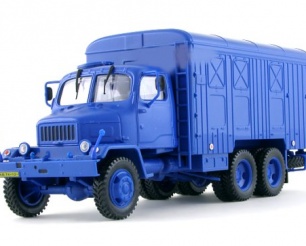 Praga V3S - skříňová nástavba modrá barva