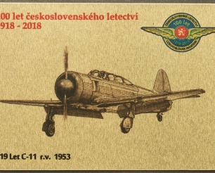 19 Let C-11 kovová magnetka