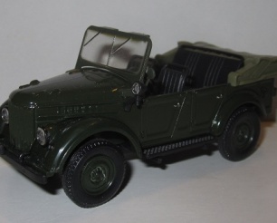 GAZ 69A - tmavě zelený