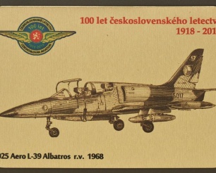 25 Aero L-39 kovová magnetka