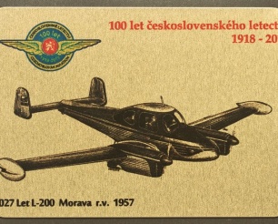 27 Let L-200 Morava kovová magnetka