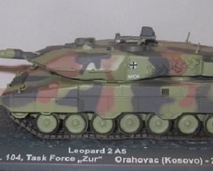 Leopard 2A5 Einsatzbatalion 1 Mechanisiertes Baterie Orahovac (Kosovo) 2000