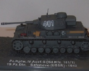 Pz.Kpfw. IV Ausf. G (Sd.Kfz. 161/1) 19.Pz.Div. Safonovo (USSR) 1941