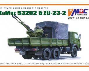 Kamaz 53202 valník a ZU-23-2