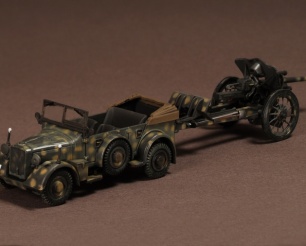 Kfz. 15 Horch German Army, w/10,5 cm leFH 18M